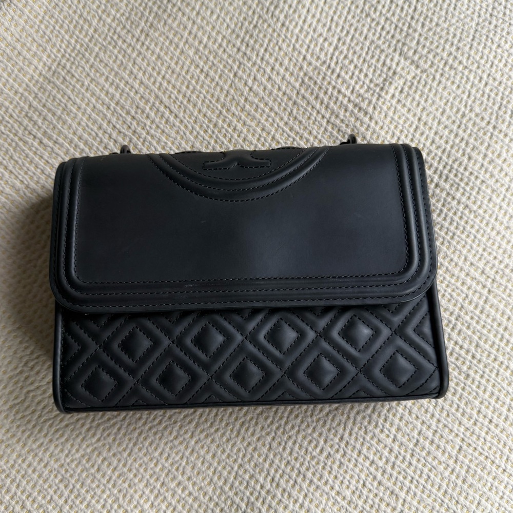 Tory Burch Fleming Bag - Black, small
